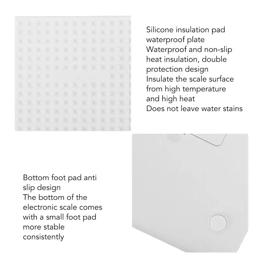 

High Precision Digital Kitchen Scale Battery Powered Black Electronic Jewelry Scale LED Display White Coffee Scale