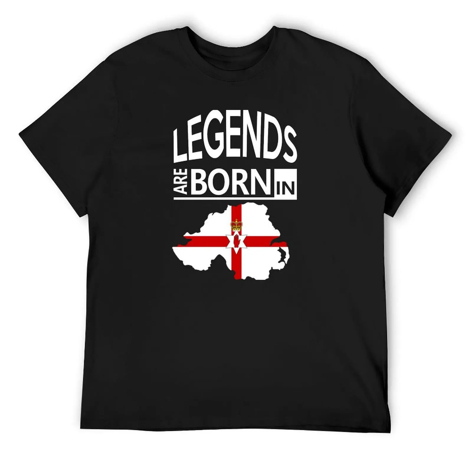 

Legends are born in Northern Ireland Pride Birthday T-Shirt oversized cotton man t-shirts football t shirt mens plain t shirts