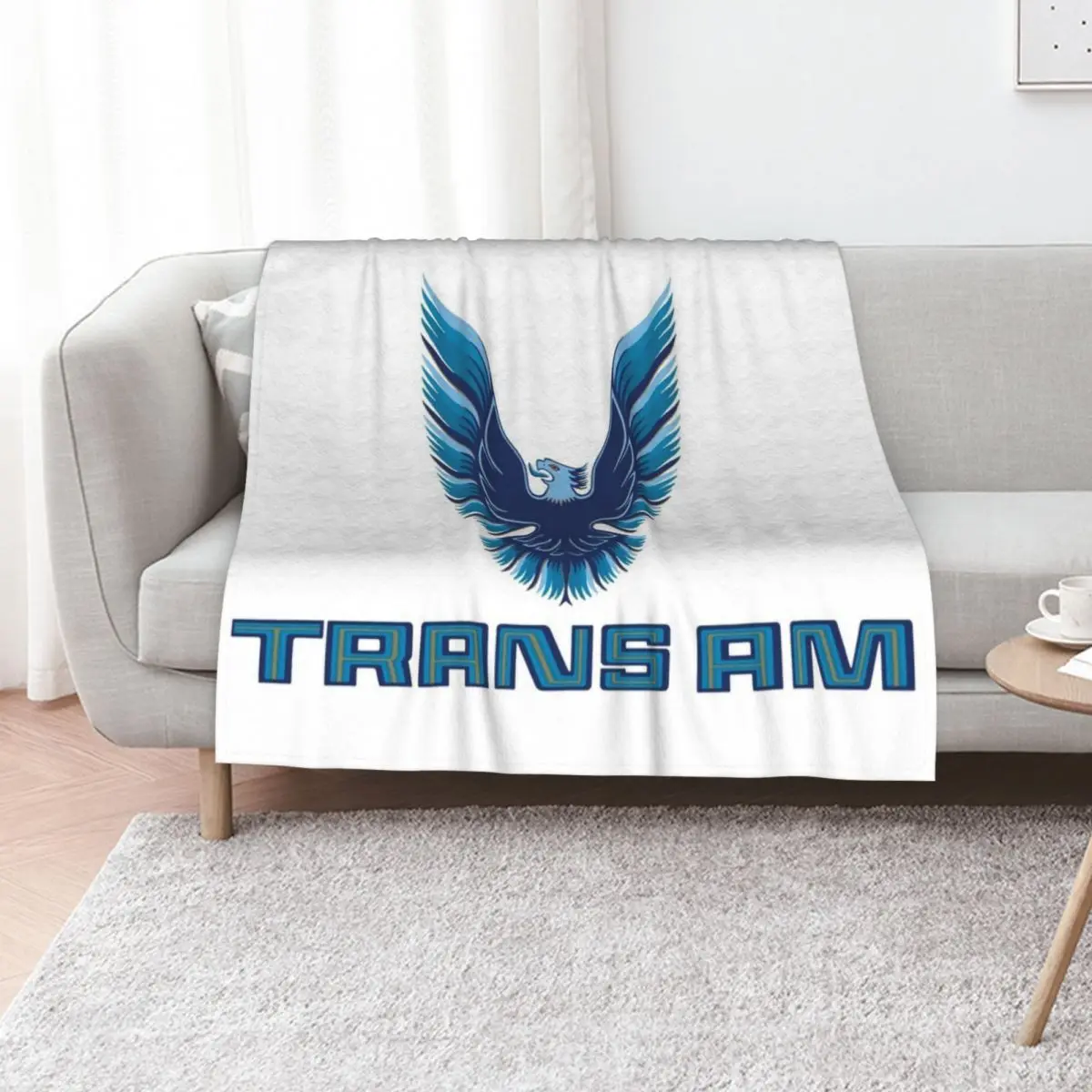 TRANS AM BLUE Throw Blanket blankets and throws Polar Sofas Luxury Throw Soft Plush Plaid Extra Large Throw Blankets