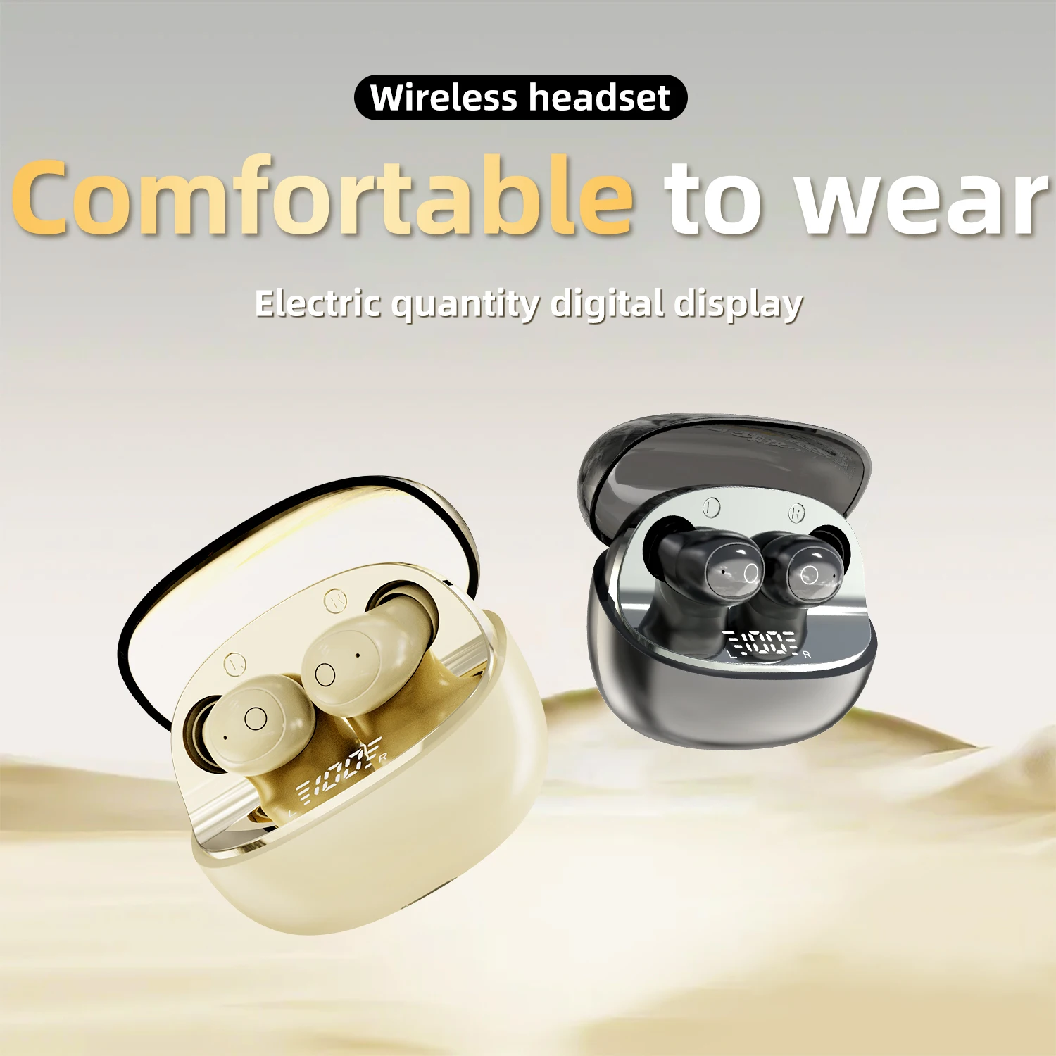 

Беспроводные Bluetooth-наушники-вкладыши для сна с длительным сроком службы батареи, простой внешний вид, качество звука высокой четкости.