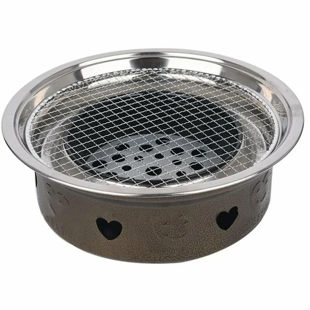 5pcs Round Disposable Wire Net Grill Racks Iron Roast Grate Cooking Barbecue BBQ Home Outdoor Cooking Equipment Accessories