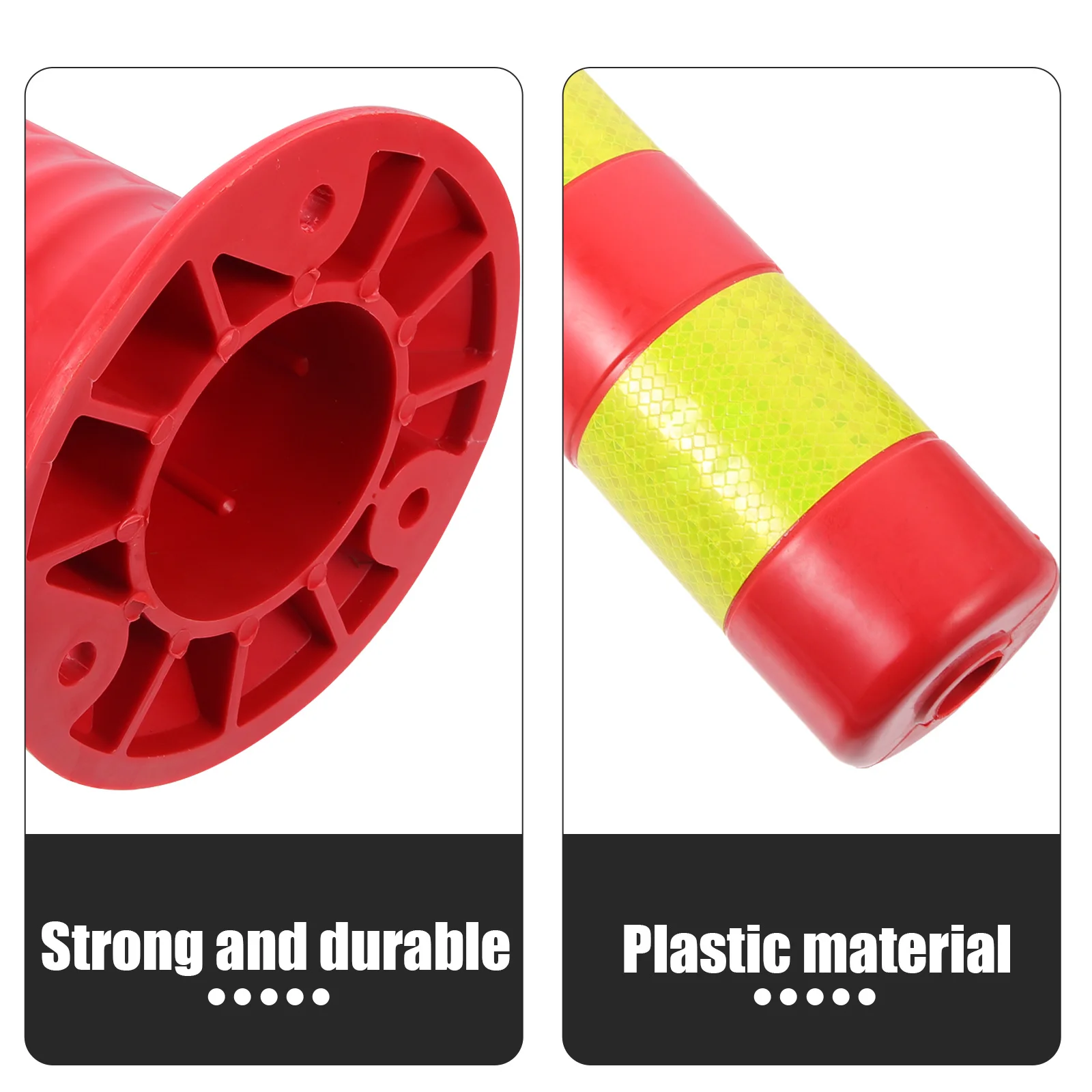 

Reflective Road Warning Column Anti-Collision Safety Barrier Durable Traffic Isolation Pile Parking Lot Vehicle Blocker