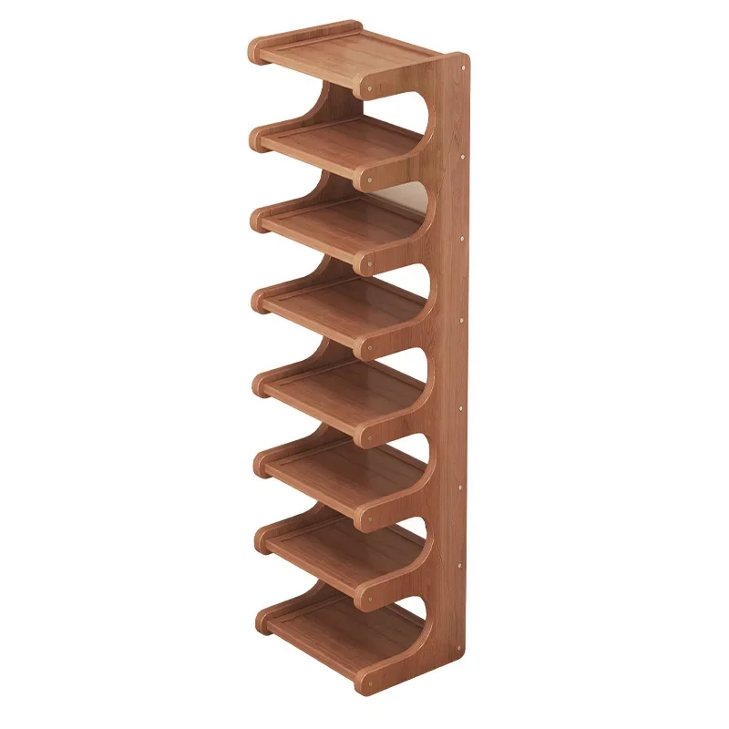 Shoe rack, home dormitory corner, small narrow style, multi-layer storage rack, entrance door, rental shoe cabinet image 6