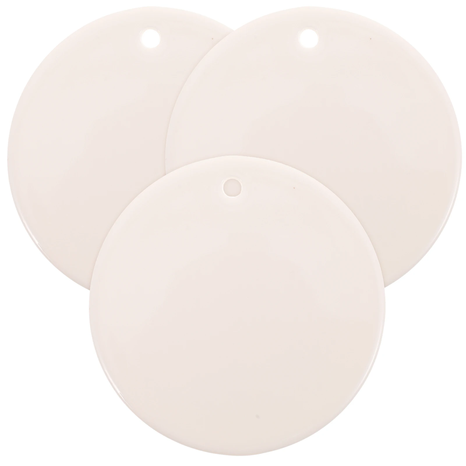 

3 шт. керамические подвесные подвески, пустые бирки для поделок своими руками для детей, рисунок, живопись, вечерние, домашний офис, декор, праздничный подвесной кулон