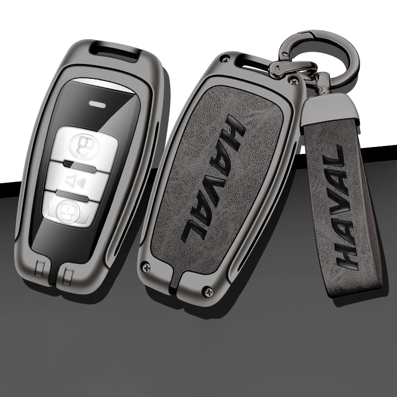 Car Key Case Cover for Haval Jolion H6 Dargo f7 Jolyon H9 2021 2022 2023 Zinc Alloy Protector Key Case Fob Car Accessories