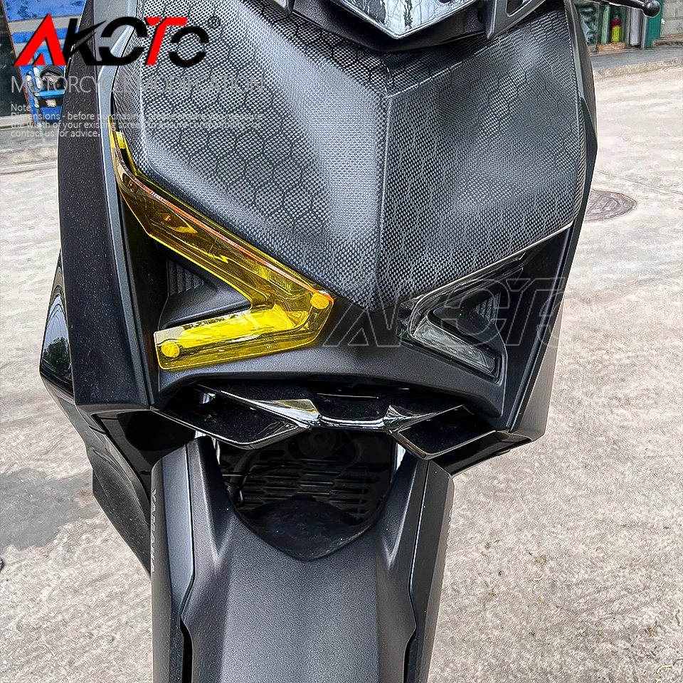 

For YAMAHA XMAX 300 XMAX300 X-MAX 2023 2024+ Motorcycle Front Fairing Beak Extender Front Spoiler Winglet Aerodynamic Wing