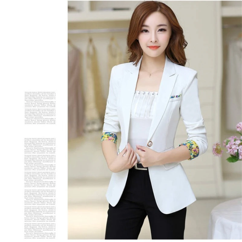 Black Women Blazer 2024 New Blazers Lady Office Work Suit Jackets Coat Long Sleeve Slim Vintage Female Blazer Femme Jackets X122