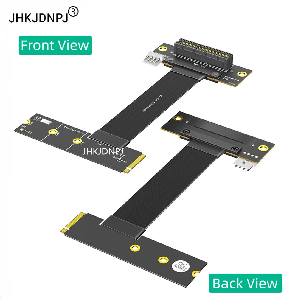 M.2 Key M 4.0 to PCI-e 4.0 4X Adapter Card, Nvme 4.0 to PCI-e PCI-Express 4X Extension Cable(Right Direction)