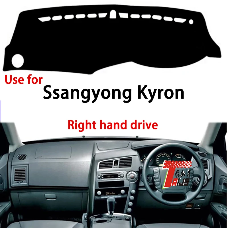 TAIJS Factory Simple Polyester Fibre Car Dashboard Cover For Ssangyong Kyron Right Hand drive