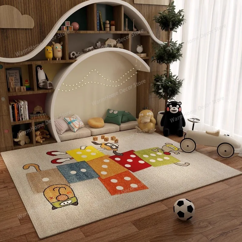 

Cute Cartoon Farm Animals Living Room Carpet Large Area Coffee Tables Plush Mat Vintage Advanced IG Bedroom Rug Alfombra Tapis