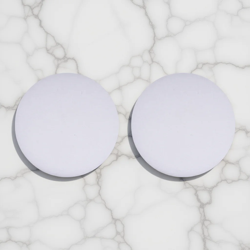 

2Pcs Round Door Knob Bumper Wall Protectors Self Adhesive Thick Door Crash Pads Noise Dampening for Home Bedroom