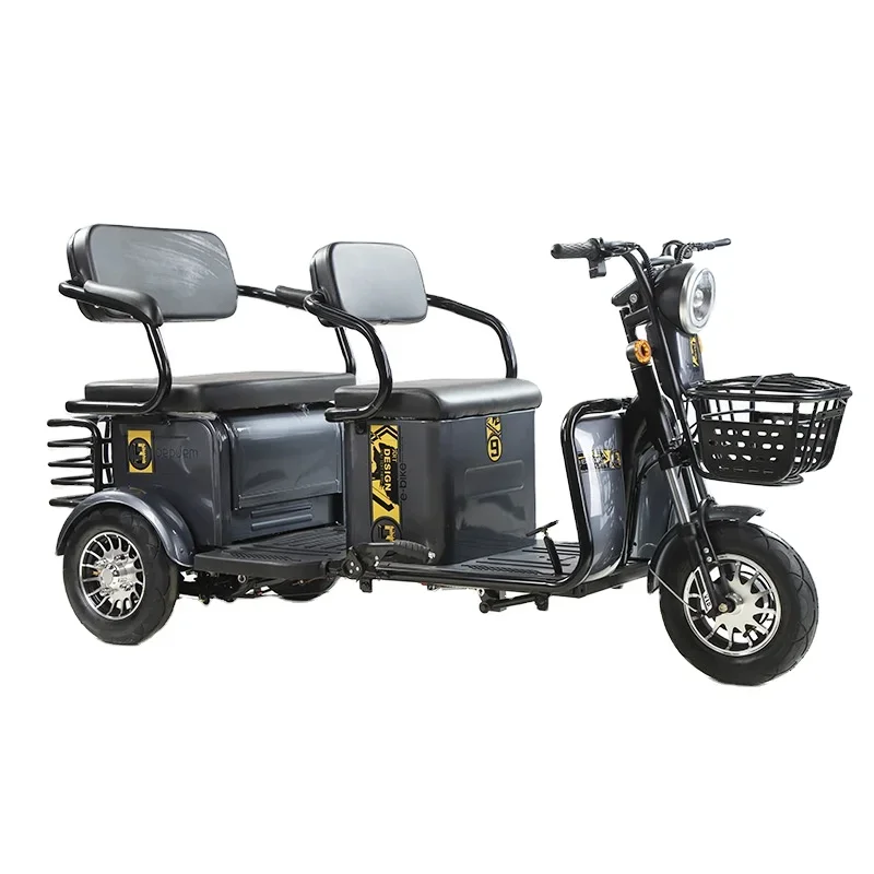 Factory price 3 wheel tricycle for adult customization family use 4-5 seat Large LCD display leather seat 3 wheel motorcycle