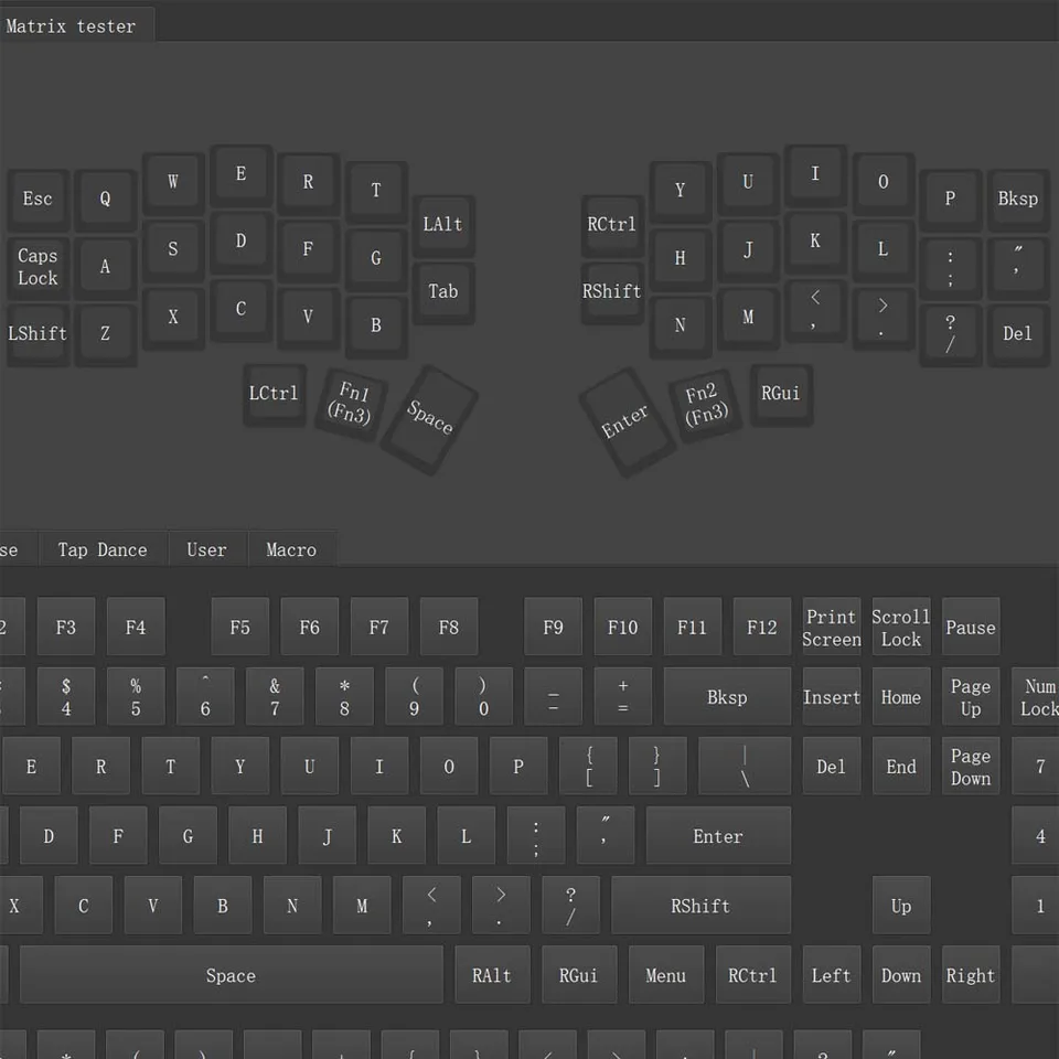 CORNE V4 2.4G ワイヤレスメカキーボード 分割型 46キー