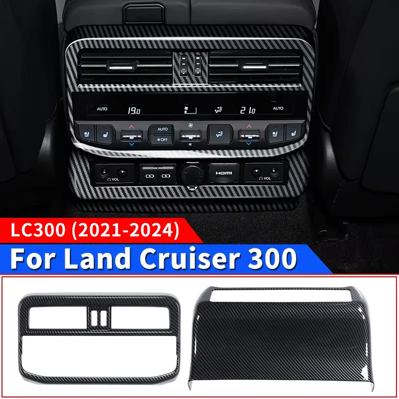 

For 2021 2022 2023 Toyota Land Cruiser 300 Armrest Box after Air Vent Panel Protective Cover LC300 Interior Upgraded Accessories