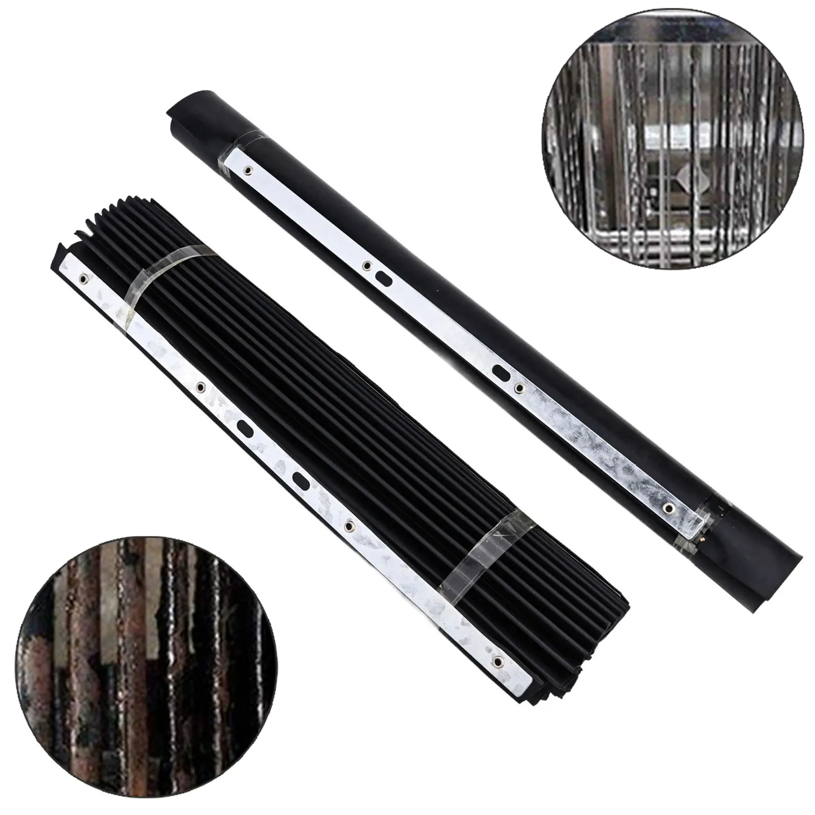 Rubber Milling Machine Flexible Protective Flat Accordion Bellows Cover Tool Guard Dust CNC Machine Accordion Pleat Shield Cover