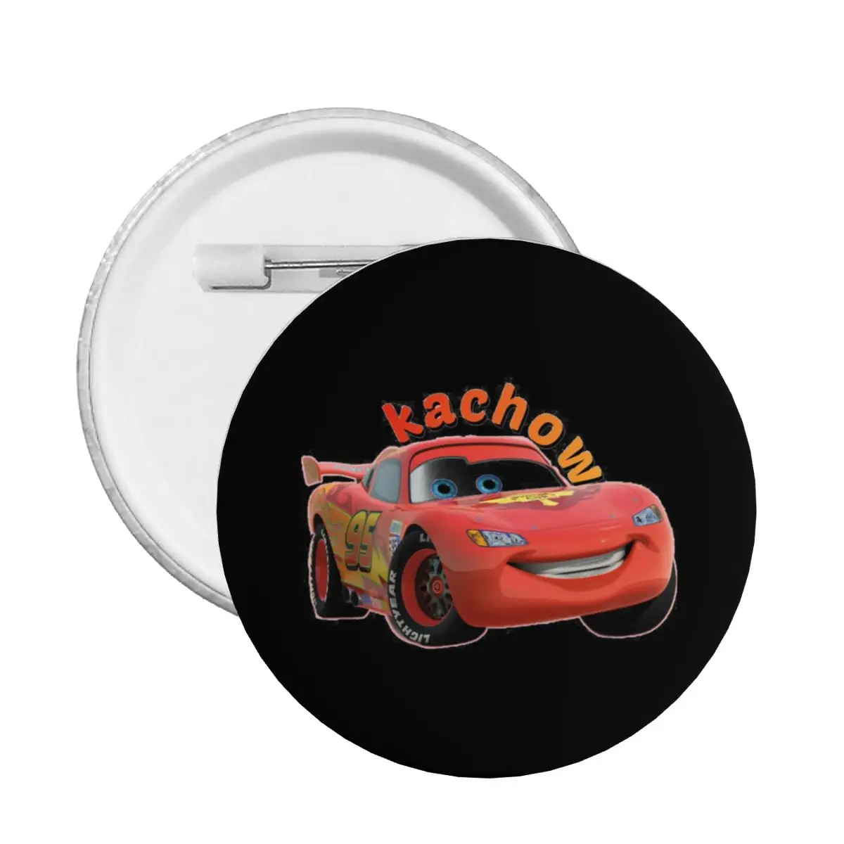 

Мультяшная молния Макквин, автомобили, булавка на спине, пуговицы, брошь на заказ, значок для шляп, булавка, подарок на день рождения