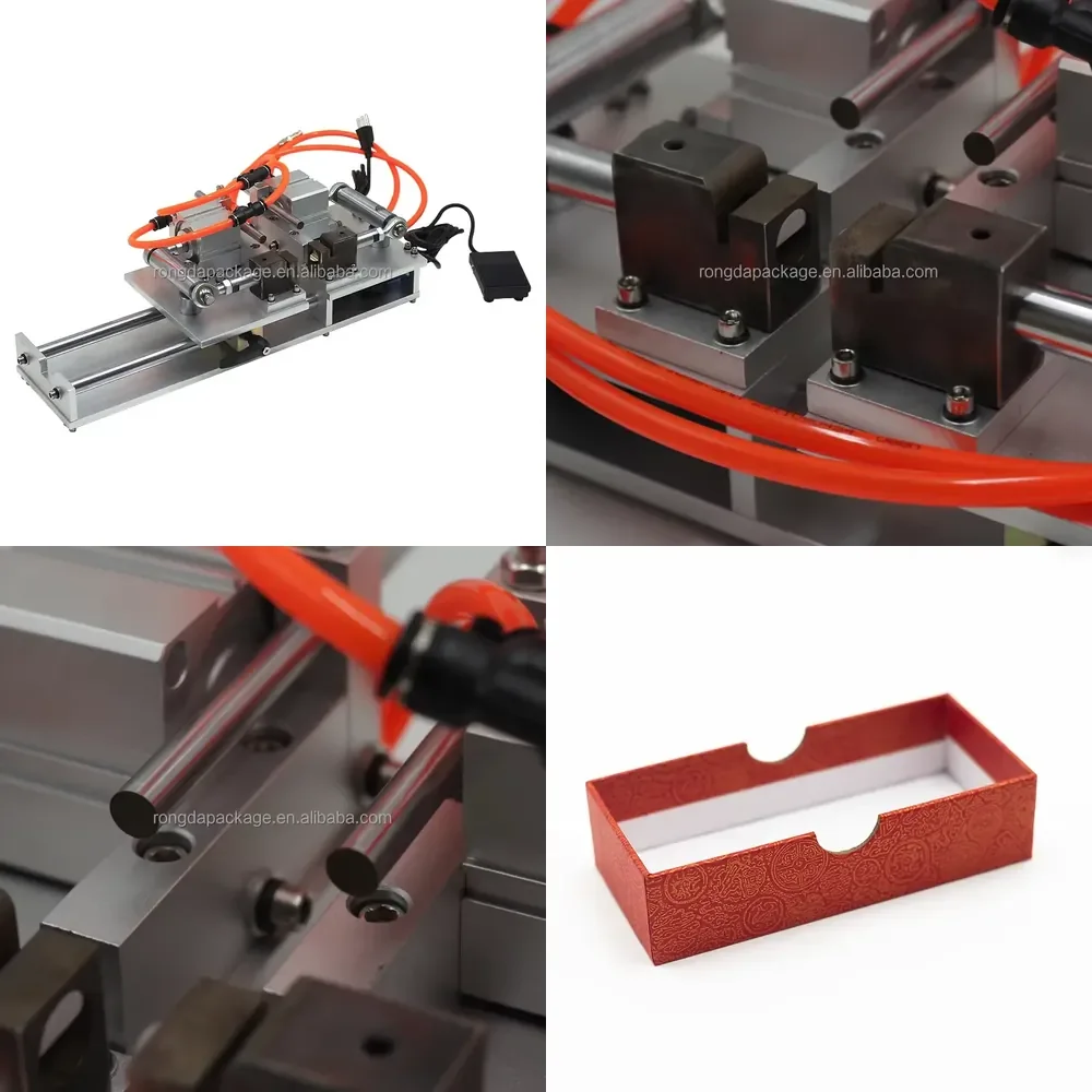 2026 Hot！ Half Hole Rigid Box Punching Machine Paper Hole Punching Machine Cardboard Box Thumb Hole Making Machine