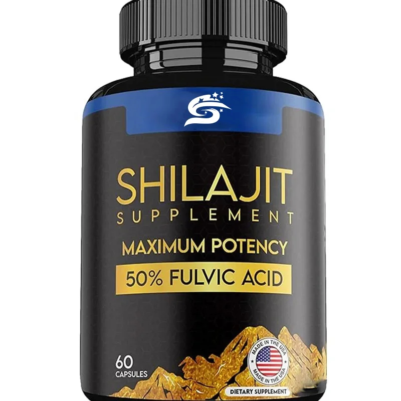 Shilajit ( Fulvic Acid) 60 Capsules || 85+trace Minerals || Men And Women, Shilajit Capsule Supplement