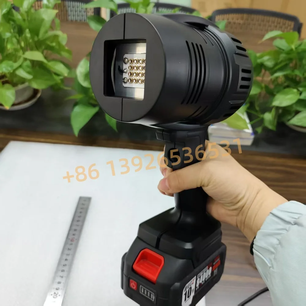 Handheld Rechargeable UV Lamp LED Car Paint Flaw Detector Wireless Automotive Sheet Metal UV Curing Light for Paint Drying