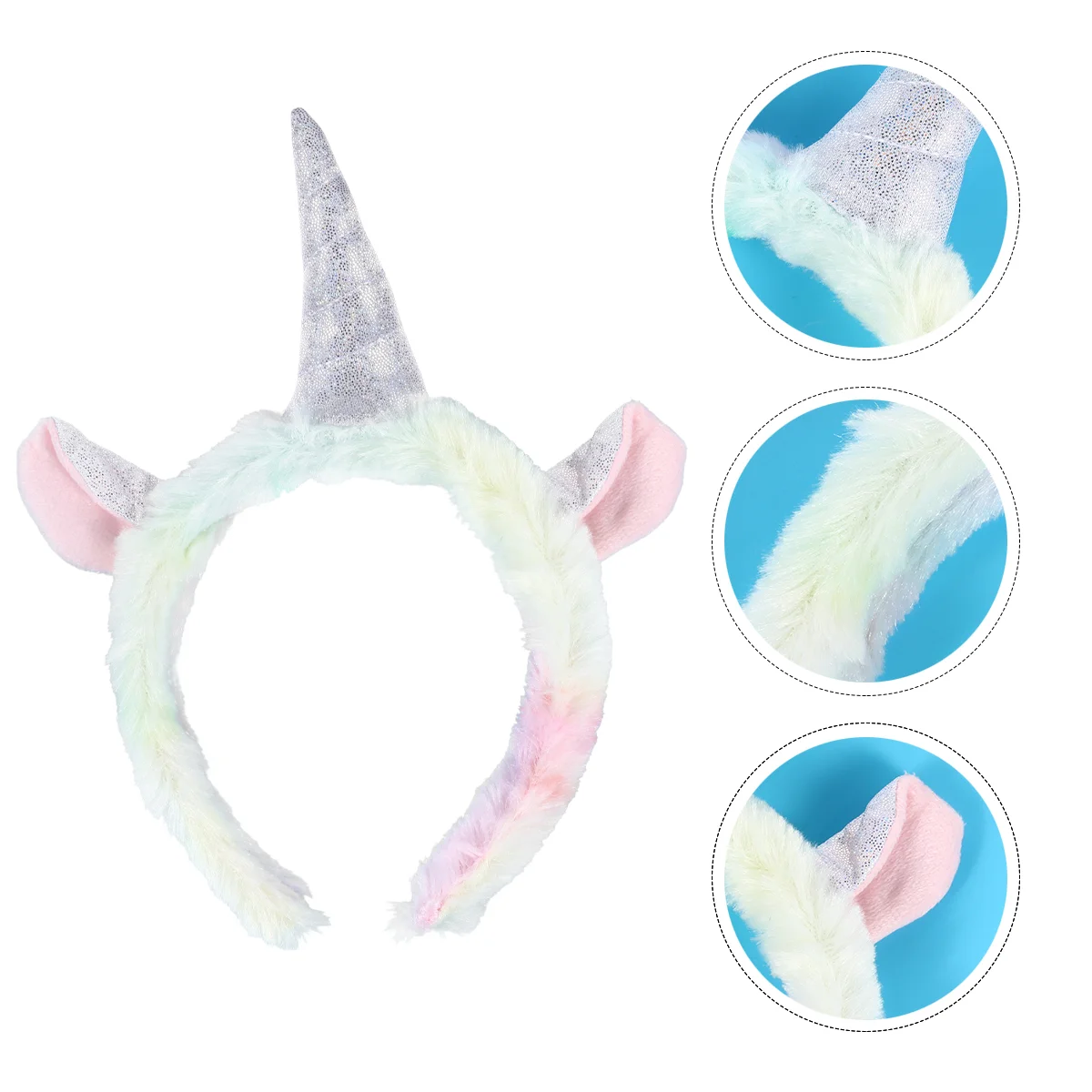 

Unicorn Headband Hairband Funny Spa Shape Headdress Make up Bands Hoop Decorative