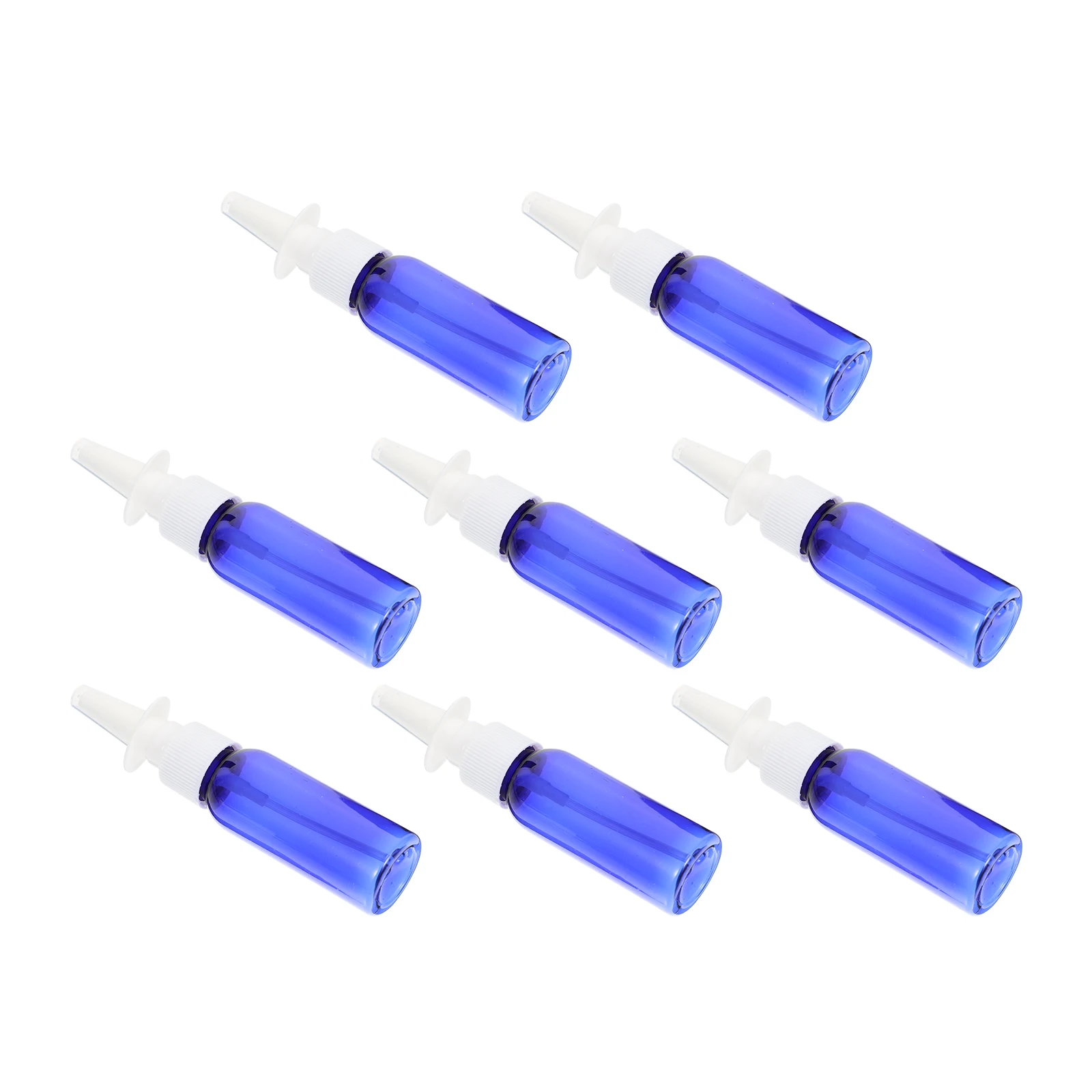 

8pcs Nasal Spray Bottles Thick Glass Fine Mist Travel Liquid Containers Practical Dividing Bottles Essential Oils Sprayers