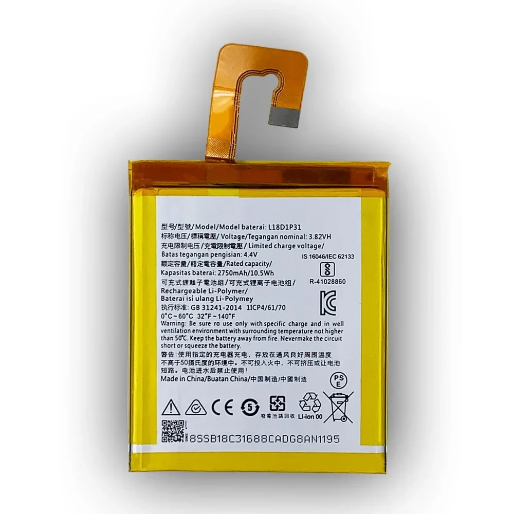 L18D1P31 High Quality Replacement Battery For Lenovo TAB E7-7104 A7 L19111 4000mAh Mobile Phone Large Capacity Bateria