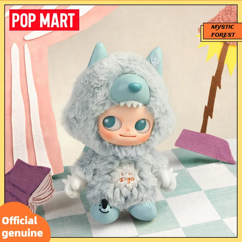 Original POP MART Zsiga Im Zsiga Serie Blind Box Vinyl-Plüsch-Anhänger Sammlerstück Kunst-Spielzeug Heim-Desktop-Deko Sammlung Geschenk