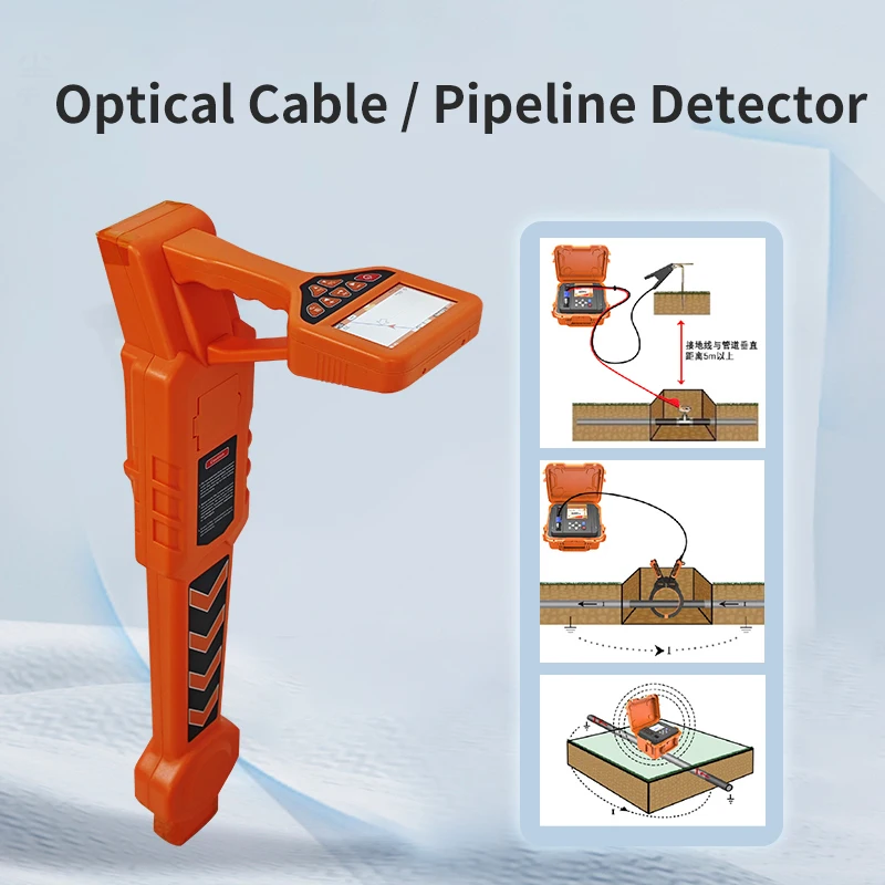 Underground Pipeline Detector HC-8500A Find Underground Pipeline Detection Cable and Fiber Optic Cable Locator