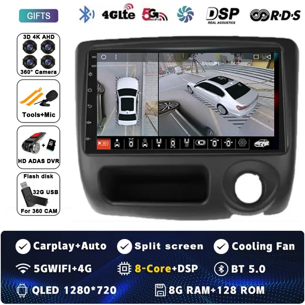 Android 15 Voor Toyota Vitz Yaris Echo 1999-2005 Carplay Auto Radio Multimedia Video Player Navigatie GPS Geen 2Din 2 Din DVD