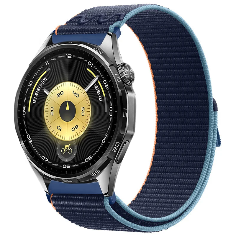 22 مللي متر 20 مللي متر حزام النايلون لساعة هواوي 5 4 GT6 برو GT6 GT5 GT4-3-2 46 مللي متر سوار الفرقة سامسونج ساعة 7/6/5/4 40 مللي متر 44 مللي متر معصمه