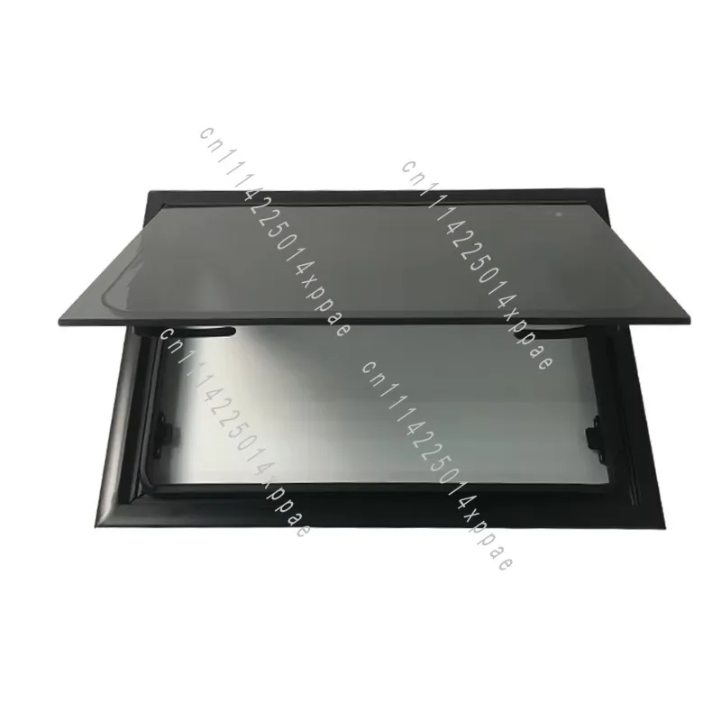 With Double Glazing and Flynet for Modern Campers 700x500mm Wholesale Customizable RV Right Angle Flat Window