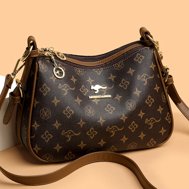 

Новая нишевая квадратная сумка для женщин, высококачественная текстурированная сумка, модель через плечо большой вместимости, модный тренд