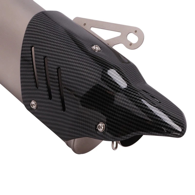Universal Motorcycle Exhaust Systems Link Pipe Escape 51mm Muffler For MT09 CBR650 Z900 700MT 450SR KTM 390 800X 703RR Tenere700 - view 3