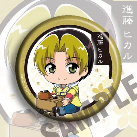 1pc 58mm Hikaru no Go Shindou Hikaru SHINDOU HIKARU TOUYA AKIRA FUJIWARA SAI badges acrylic pins brooch