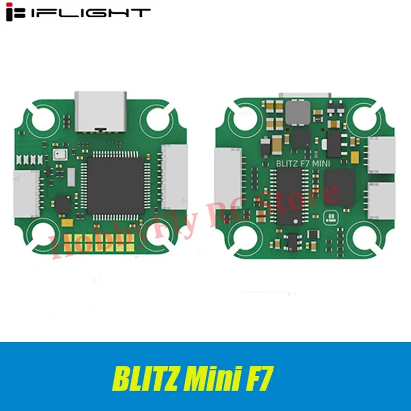 

iFlight BLITZ Mini F7 Stack with BLITZ Mini F7 V1.2 Flight Controller / BLITZ Mini E55 4-IN-1 2-6S ESC for FPV Racing Drone