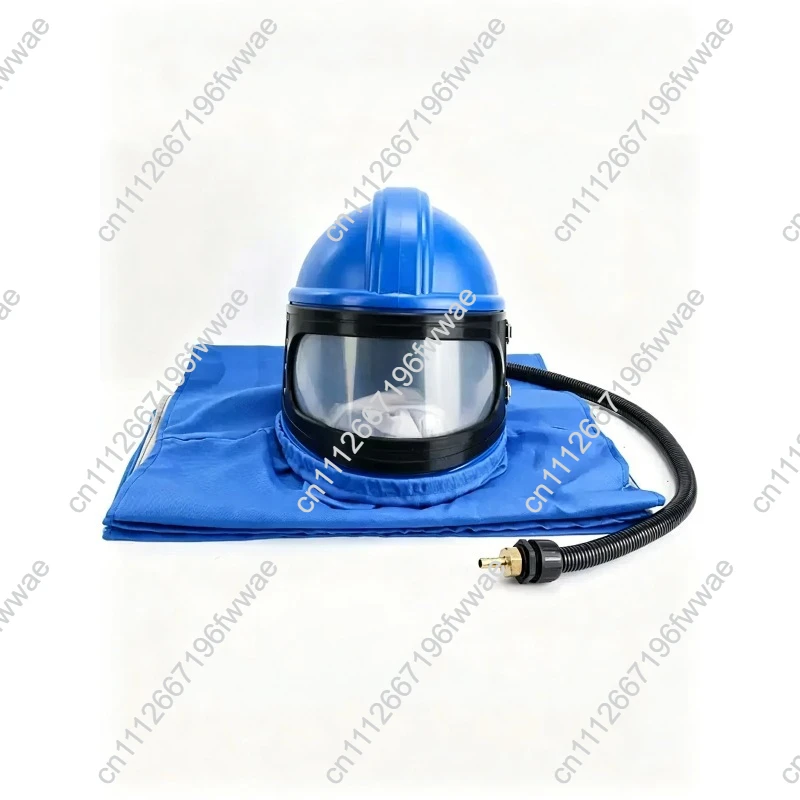 For Sandblasting  Hood With Air Breathing HoseOxygen supply sandblasting helmet, temperature control sandb