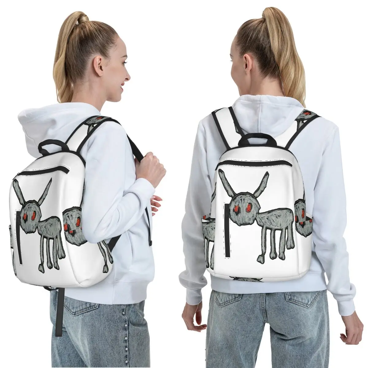 Drake Rapper Backpack Daypack Large Capacity Boys Girls BookBag School Bag Shoulder Bags for Men Women
