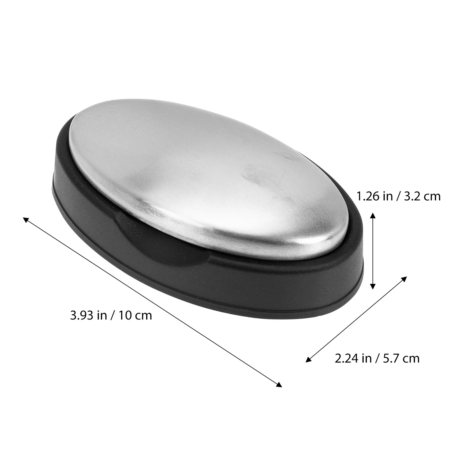 

2Pcs Stainless Steel Soap Odor Remover Bar for Kitchen Garlic Fish Onion Scents Gift Stainless Steel Soap Odor Cleaner Soaps