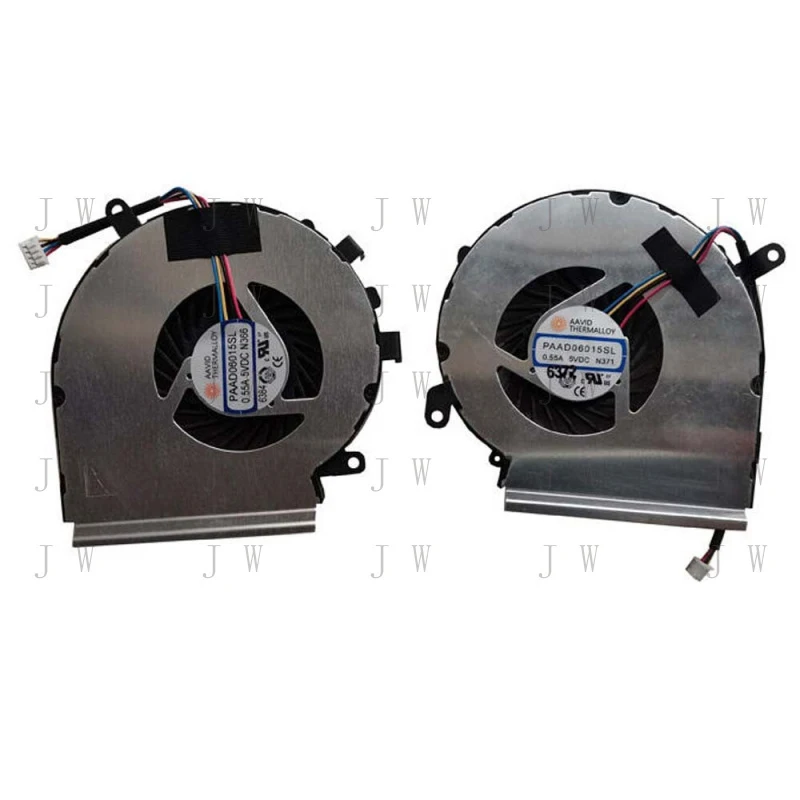 J    For MSI GE62VR GL62M GP62MVR GL72MVR GP72VR MS-16J9 16JB CPU GPU Fan 4wire