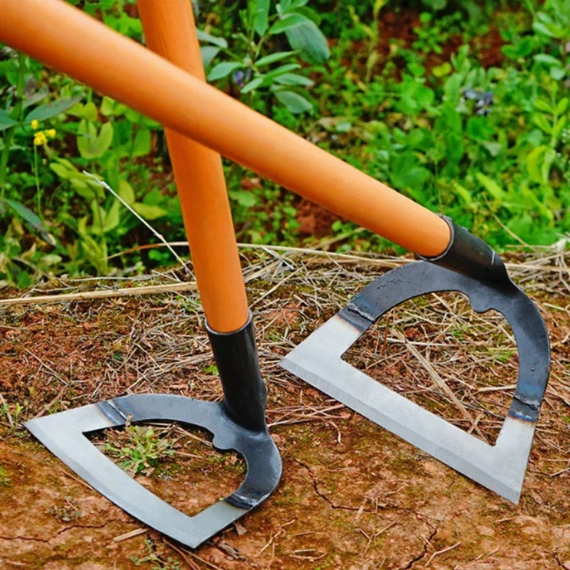 

Полая мотыга из закаленной стали, ручные грабли для прополки, почва для разрыхляния овощей, сельскохозяйственные садовые инструменты