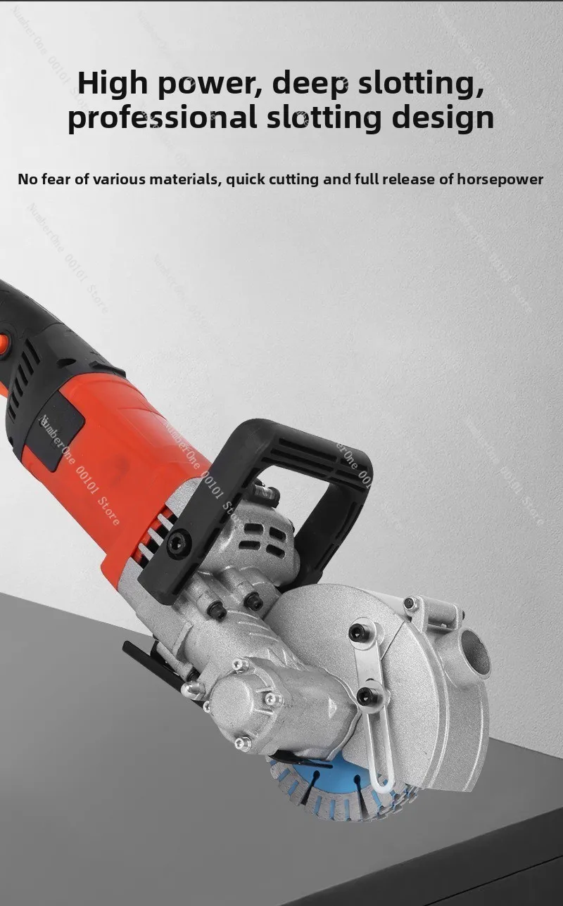 120 slotting machine dust-free water and electricity installation project one-time molding wall wire duct cutting machine