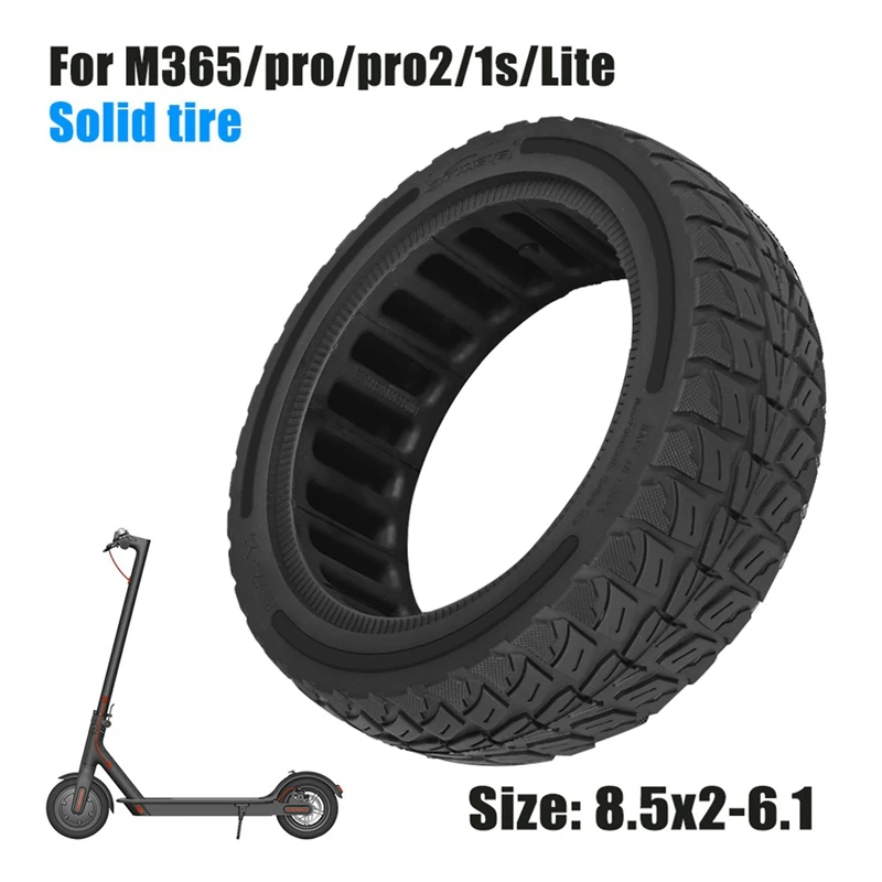 8.5 X 2.5 Solid Tire Electric Scooter Wear-Resistant Off-Road Tyres For Dualtron Mini&Speedway Leger (Pro)