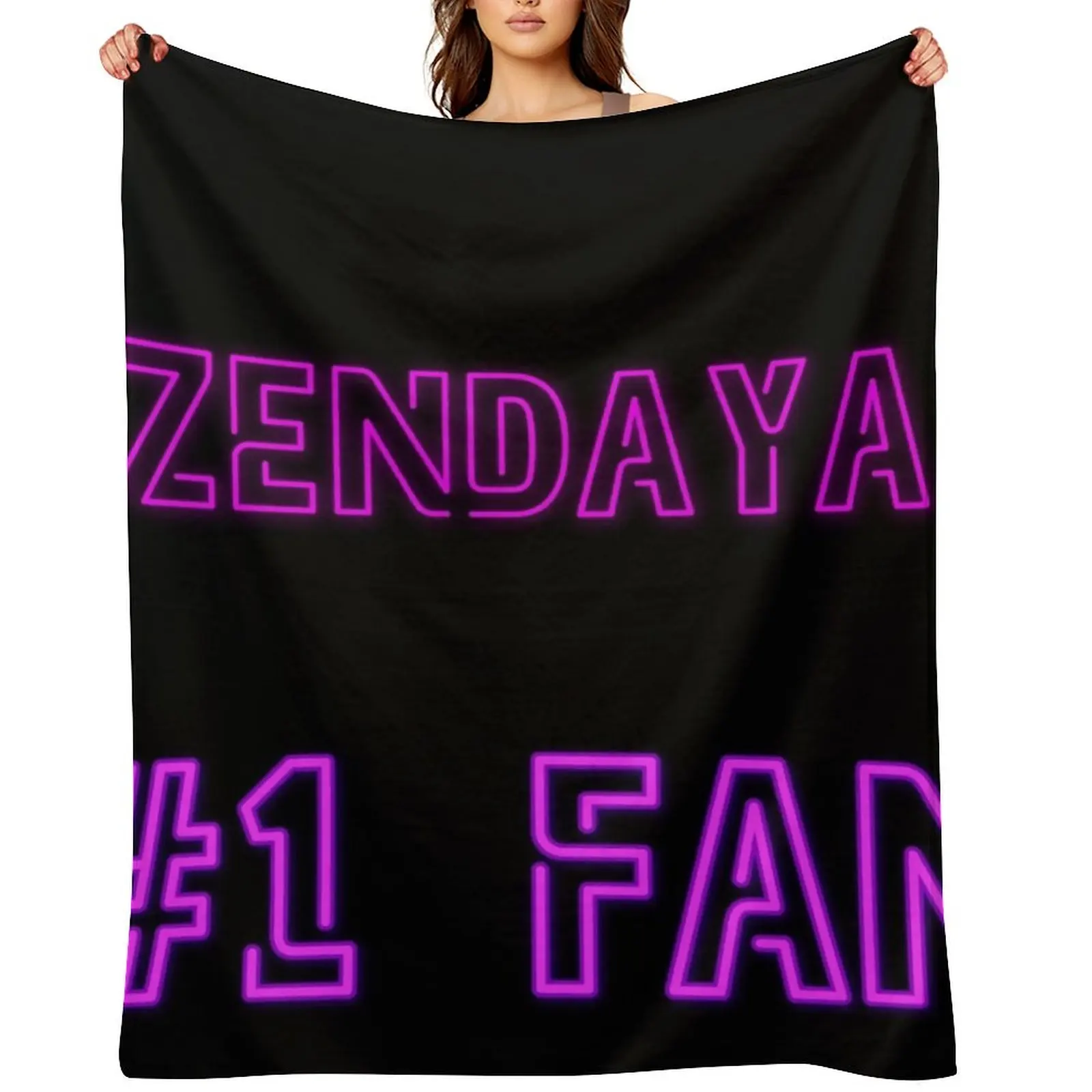 

Zendaya #1 fan Throw Blanket Flannels Picnic Flannel Tourist Blankets