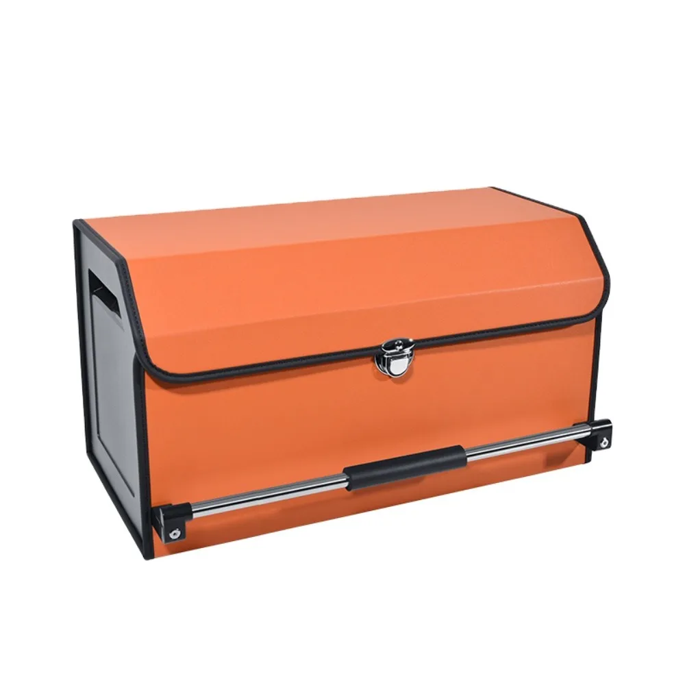 Foldable Leather Luggage Storage Ds Large Capacity Car Luggage Storage Cargo Storage Bag Container