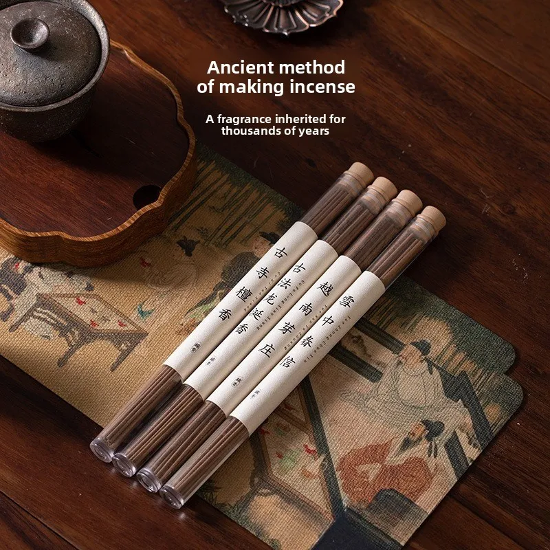 Natural Sandalwood Incense Sticks Sleep Aid Aromatherapy Jar Home Yoga Studio Fragrance Buddhist Meditation Incense