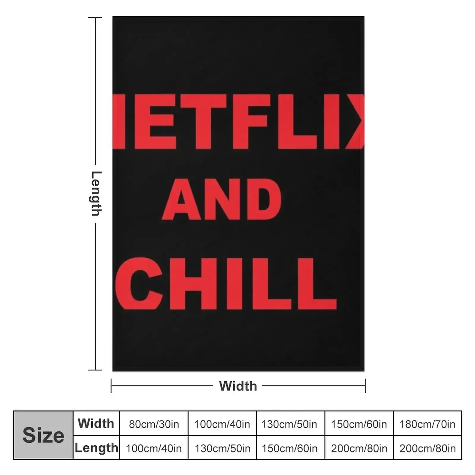 NETFLIX AND CHILL Throw Blanket Kid'S Decoratives Soft Plush Plaid Blankets