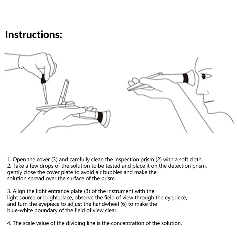 AF90-1Set RHB-90ATC Digital Digital Brix Refractometer Honey Moisture Tester Sugar Content Meter 0-90% Metal