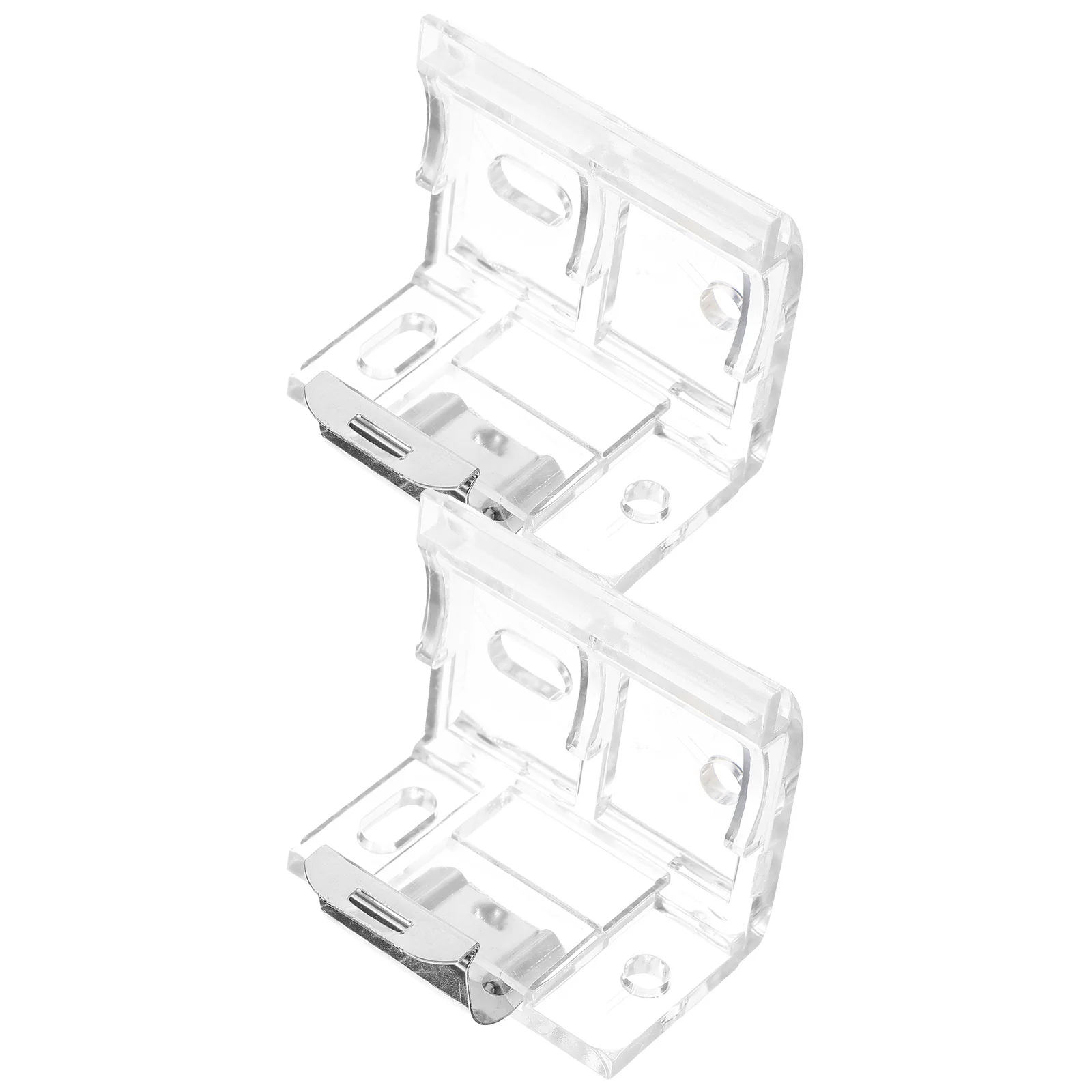 2 pçs suportes de persianas confiáveis design branco clássico fácil instalação casa persiana suporte peças reposição cortina l suporte