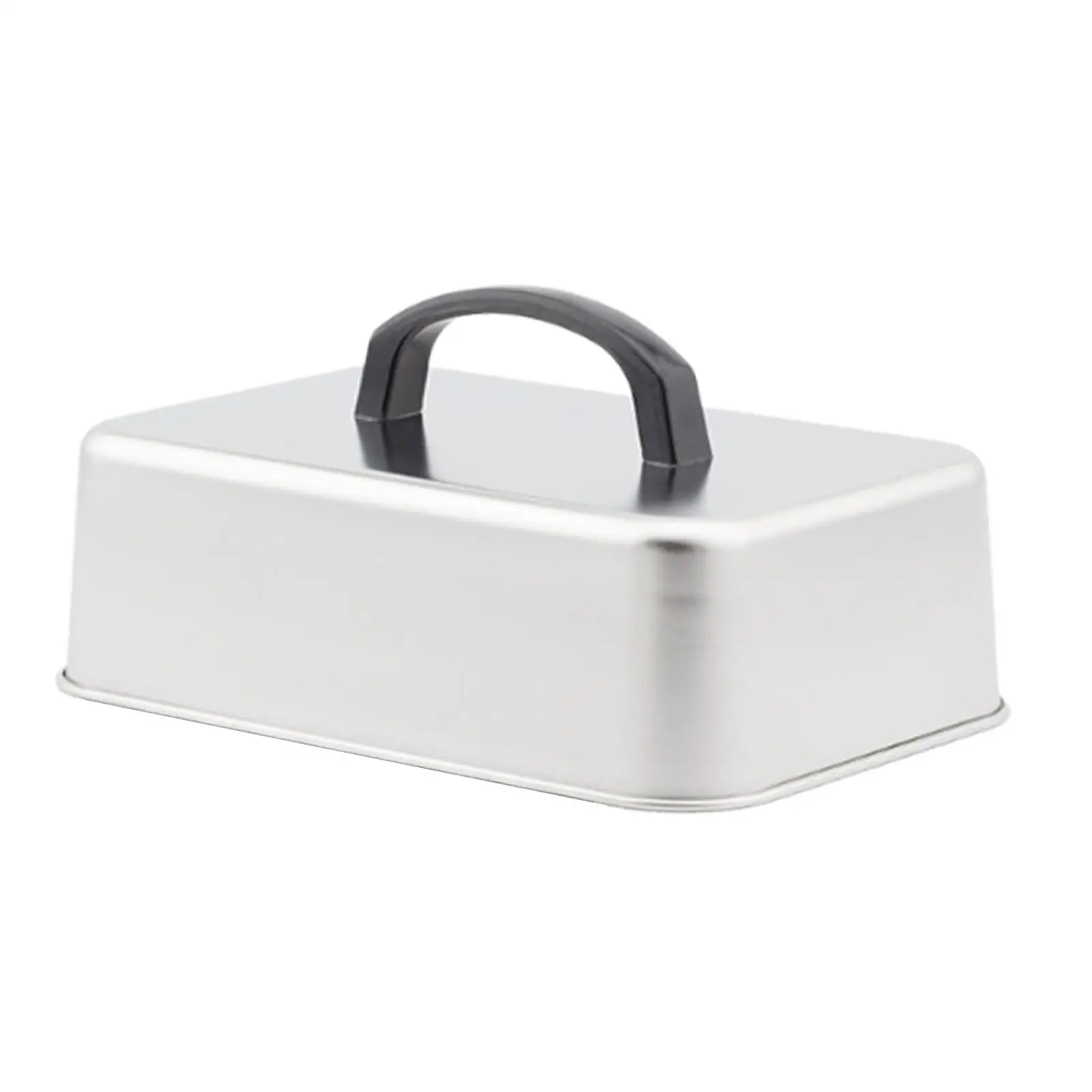Grill Lid Prevents Splatter Rectangular Cheese Melting Dome Griddle Basting Cover for Patties Commercial Teppanyaki Barbecue BBQ