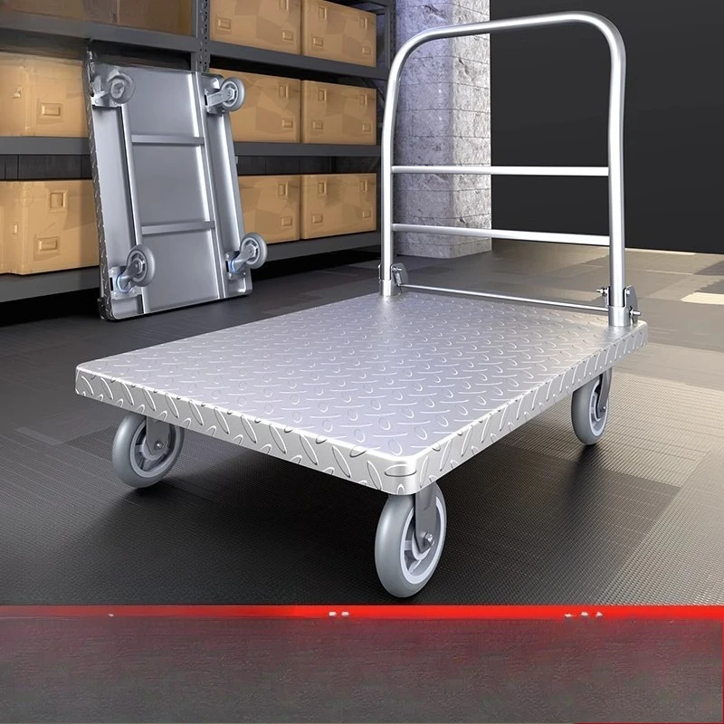 

Silent single-layer flatbed truck, double-layer trolley, small push-pull truck
